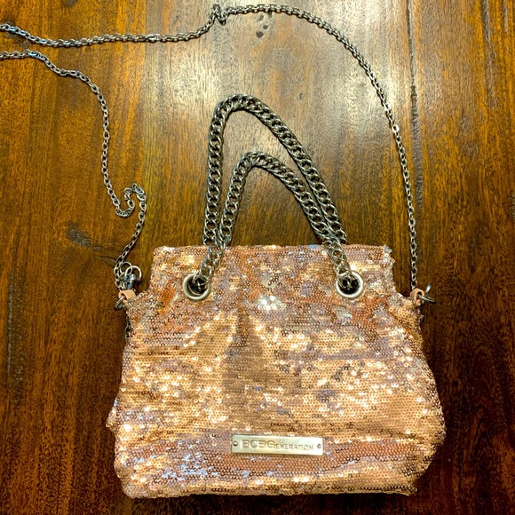 BCBG Sequined Bag / Crossbody - Picture 1 of 5